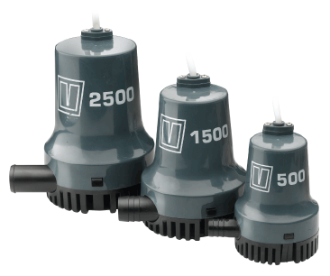 Vetus V500 Submersible Bilge Pump 12v 1900 L/hr
