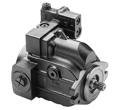 Variably adjustable piston pump 45cc left handed SAE-B flang