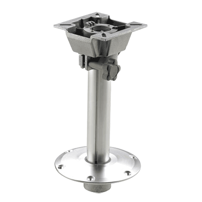 Vetus Removable Fixed Height Seat Pedestal - Swivel - Height 38cm