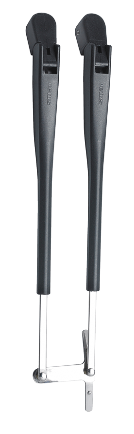 Vetus Parallel Wiper Arm Black 308 to 393mm DIN Taper