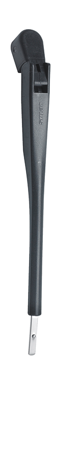 Vetus Black Single Wiper Arm 280 to 366mm