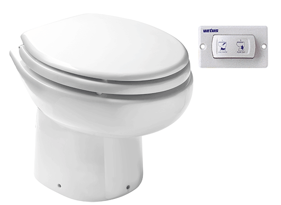Vetus Electric Toilet WCP 12V Manual Switch