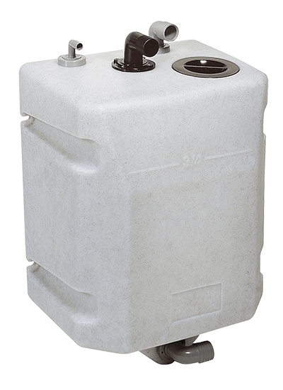 Vetus Bulkhead mounted waste water tank 25 litres