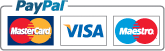 We accept Mastercard, Visa, Maestro and PayPal payments