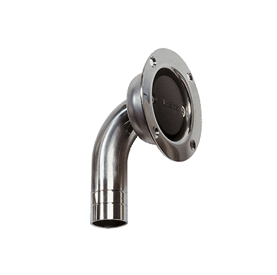 Vetus Stainless Steel Breather 25mm Angled