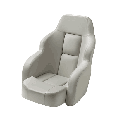 Vetus COMMANDER Luxury Helm Seat Flip-Up Squab White