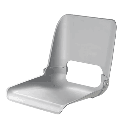 Vetus CREW Ergonomic Folding Seat - White