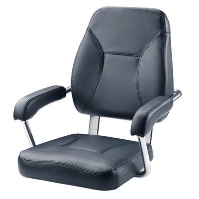 Vetus SAILOR Helm Seat - Anodised Aluminium Frame - Blue