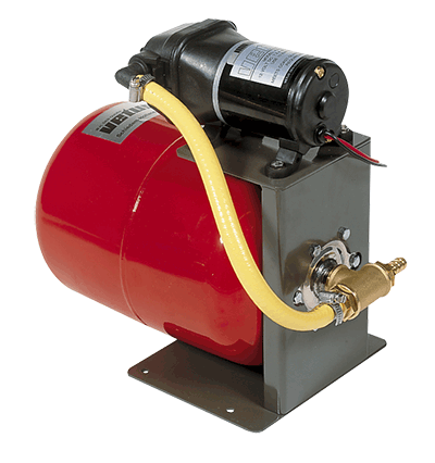 Pressurised water system 12 Volt with 8 litre tank