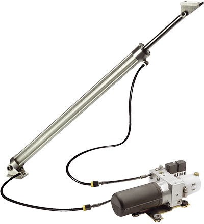 Electro-hydraulic lifting system L=500 mm 24 Volt 320 kgf