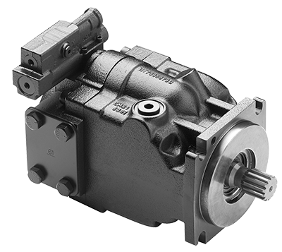 Variably adjustable piston pump 75cc left handed SAE-B flang