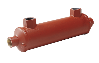 Hydraulic oil cooler for hose ID Ø 32 mm