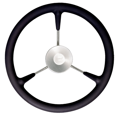 Vetus Steering Wheel KS38 (380mm 15inch) Black PU-Foam Cover