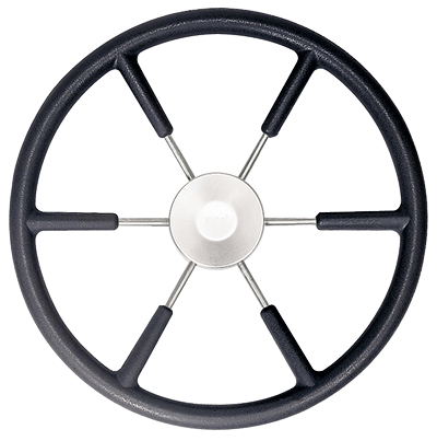 Vetus Steering Wheel KS38 (450mm 17inch) Black PU-Foam Cover