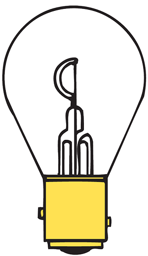 Bulb for navigation lights 12 Volt/25 Watt (approved)