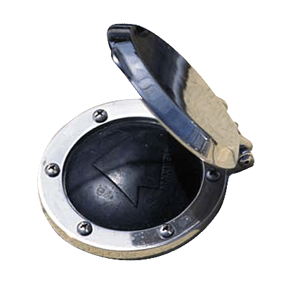 Maxwell Stainless Steel Covered Windlass Foot Switch