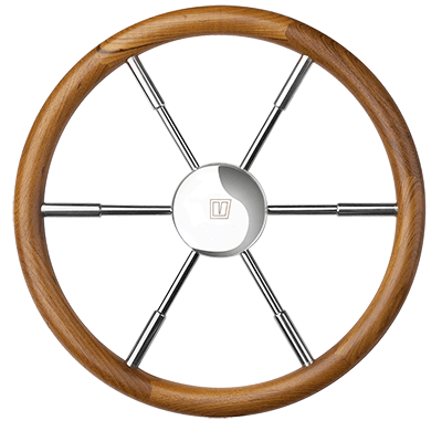 Vetus Steering wheel PRO 600mm Teak Rim