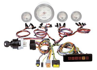 Wiring loom for engine instruments inc warning light panel &