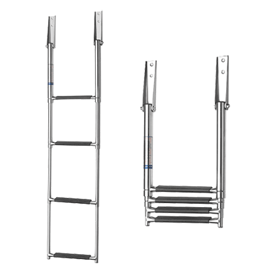 Vetus Telescopic Stainless Boarding Ladder 4 Step - 1150mm