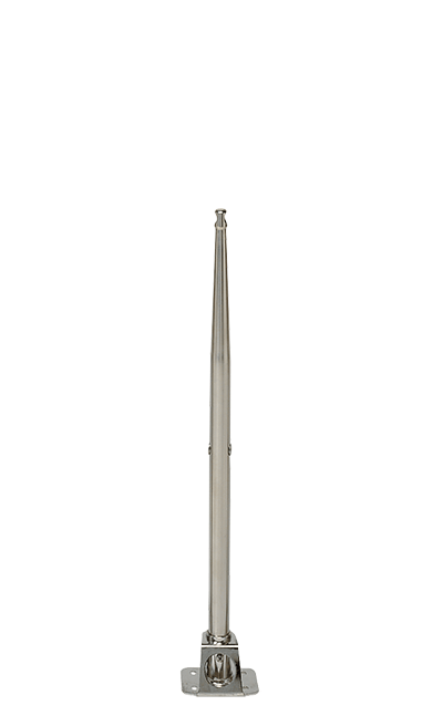 Stanchion length 550 mm Ø 25 mm 2 wire holes