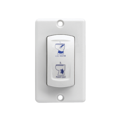 Rocker switch for toilet type TMWQ 12 / 24 Volt