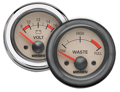 Waste water level Gauge cream 12V cut-out Ø52mm Your Price £54.00