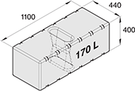 FTANK170 Dimensions.