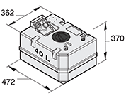 FTANK40AB Dimensions.
