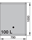 TANKV100 Dimensions.