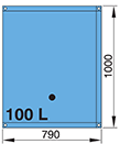 TANKW100 Dimensions.