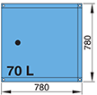 TANKW70 Dimensions.