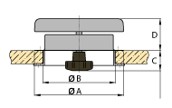 Vetus Stainless Mushroom Vents