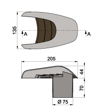 Vetus TYPHOON Stainless vent